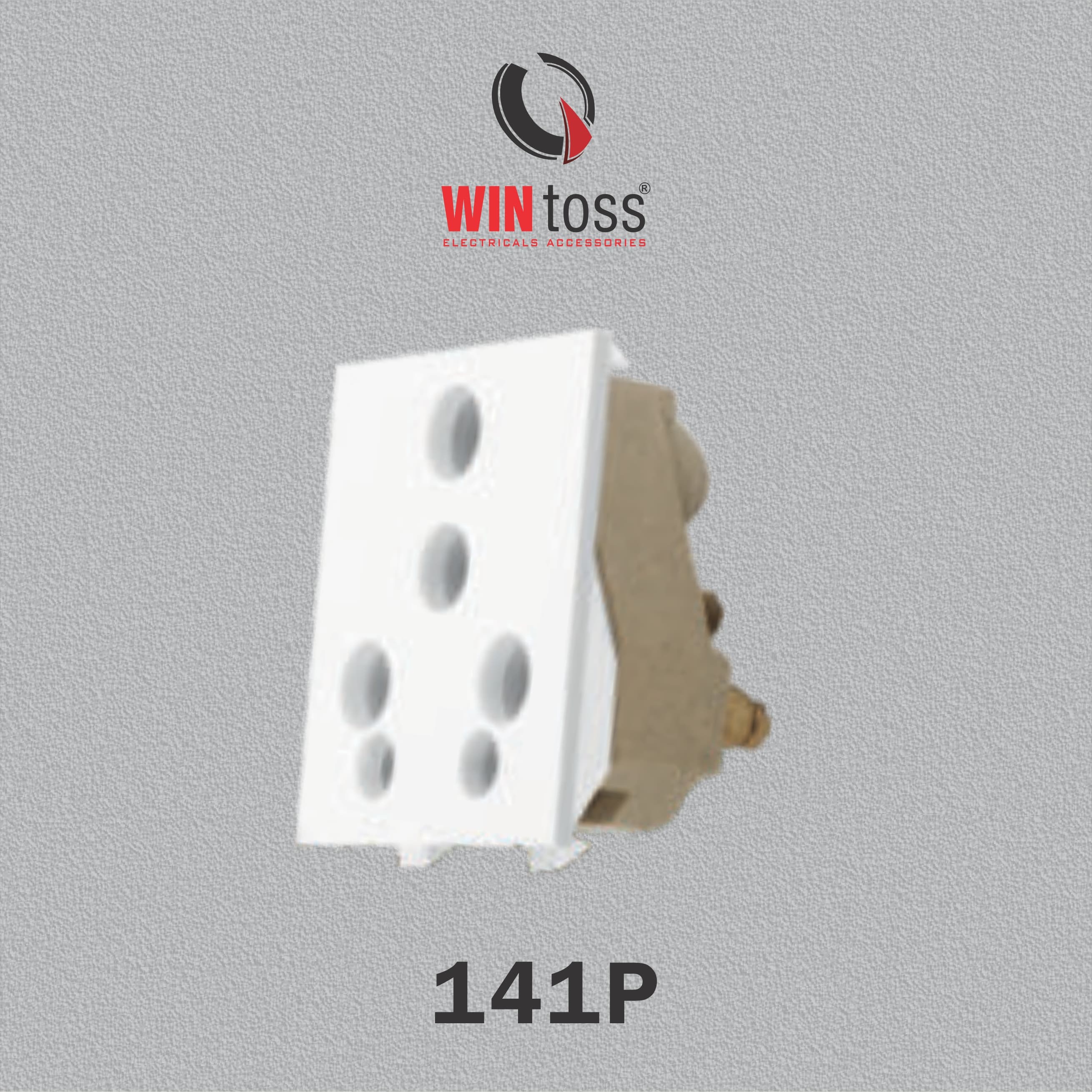 141P- 16A. SOCKET 2M.(PORCELAIN)