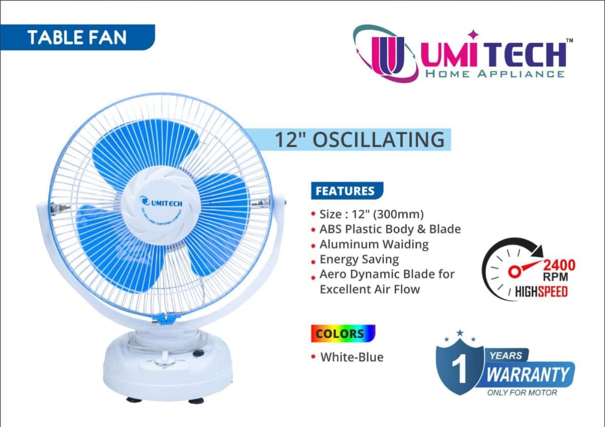 Table fan 12"