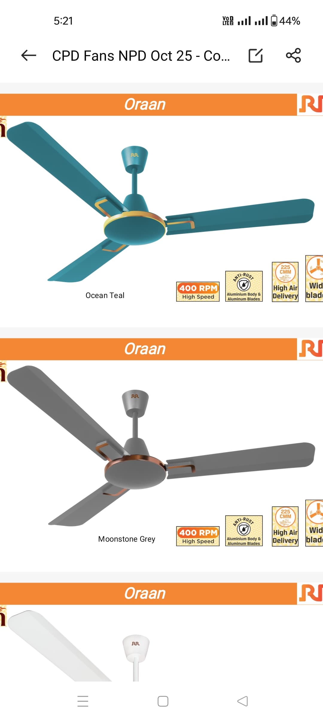 Ceiling fan