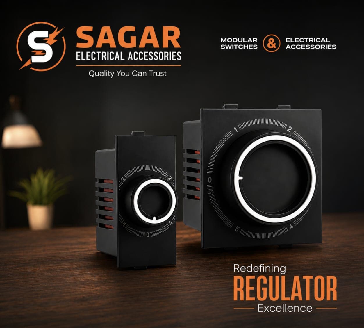 CLASSIC 5 STEP FAN REGULATOR (BLACK COLOR)
