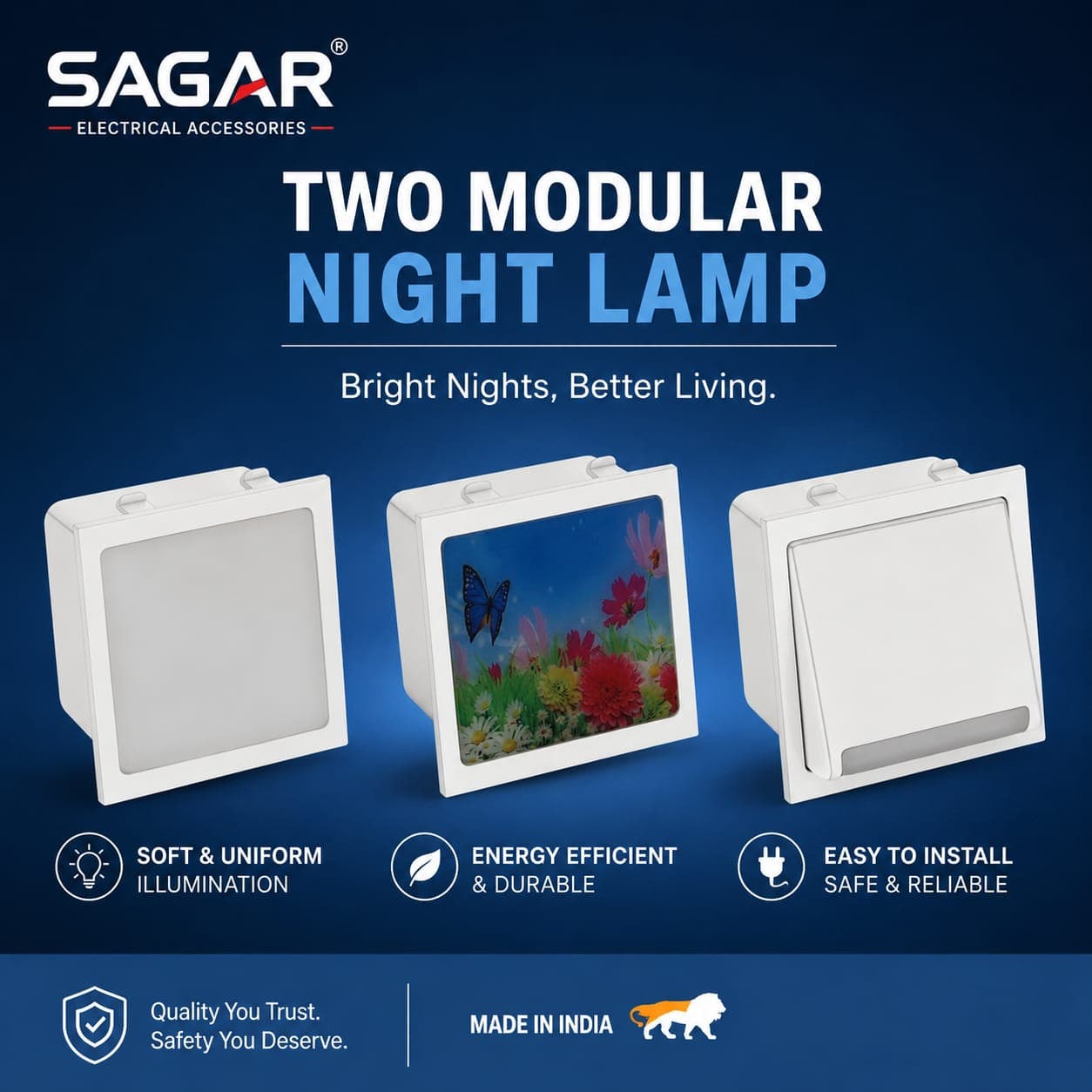 2 MODULAR NIGHT LAMP