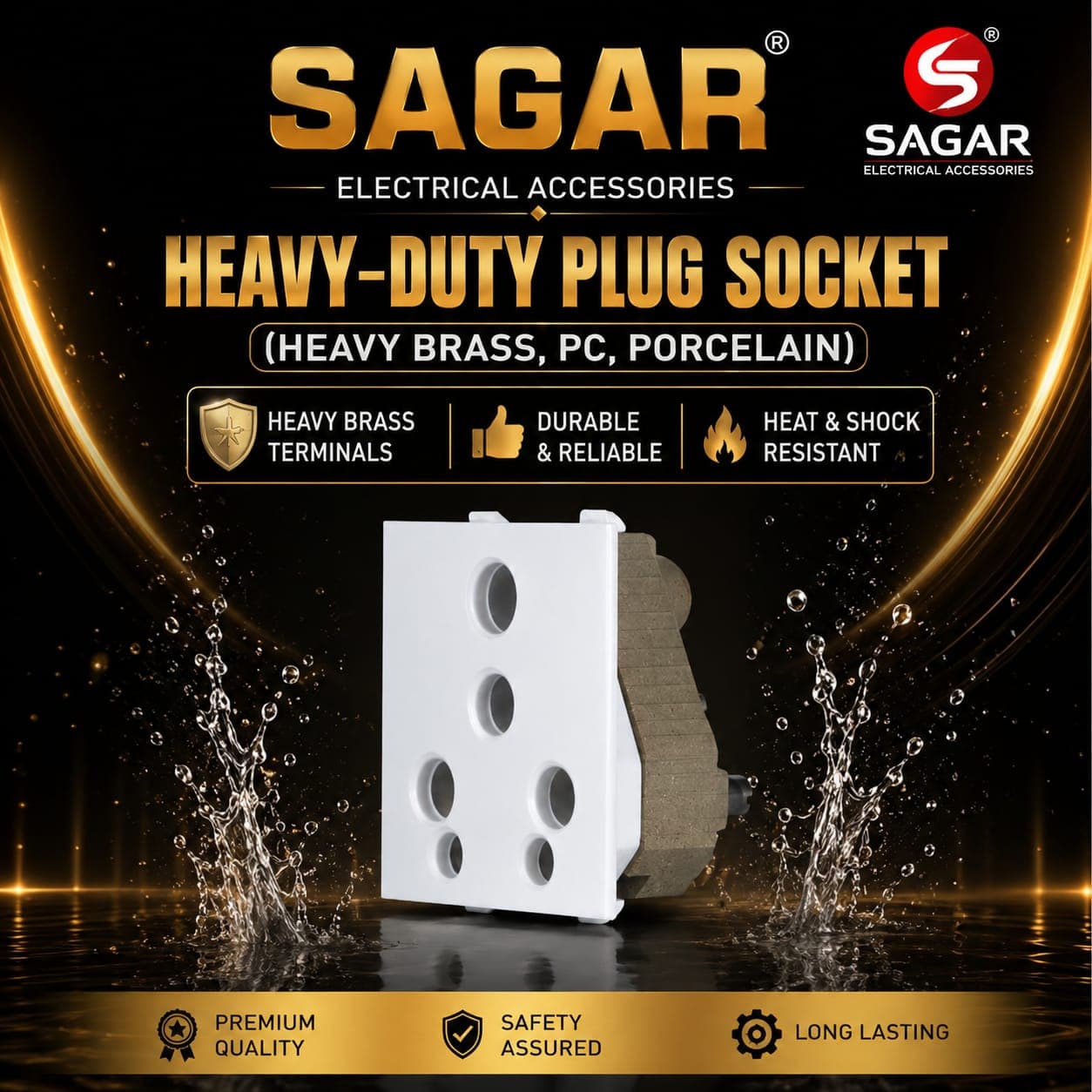 16A.MODULAR SOCKET PORSLIN