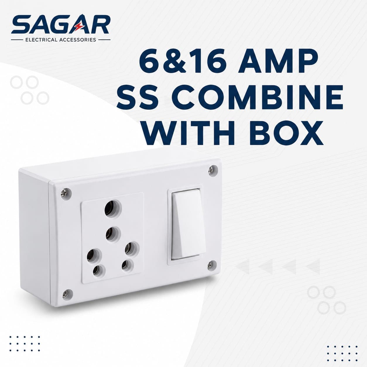 6 &16 AMP SS COMBINE WITH BOX