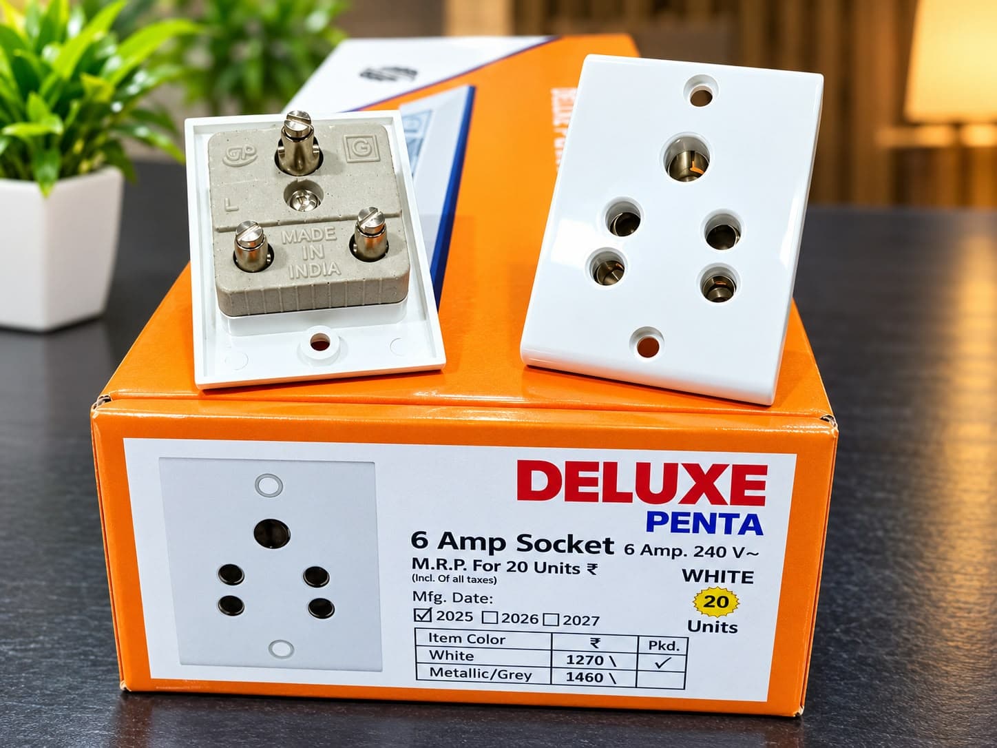 SAGAR 5A. 5 PIN SOCKET PENTA