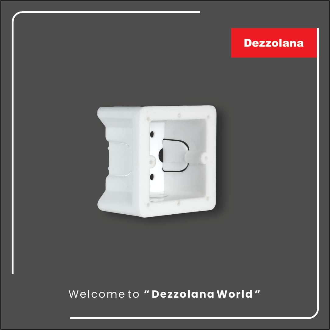 1-2 MODULE PVC CONCEALED WHITE