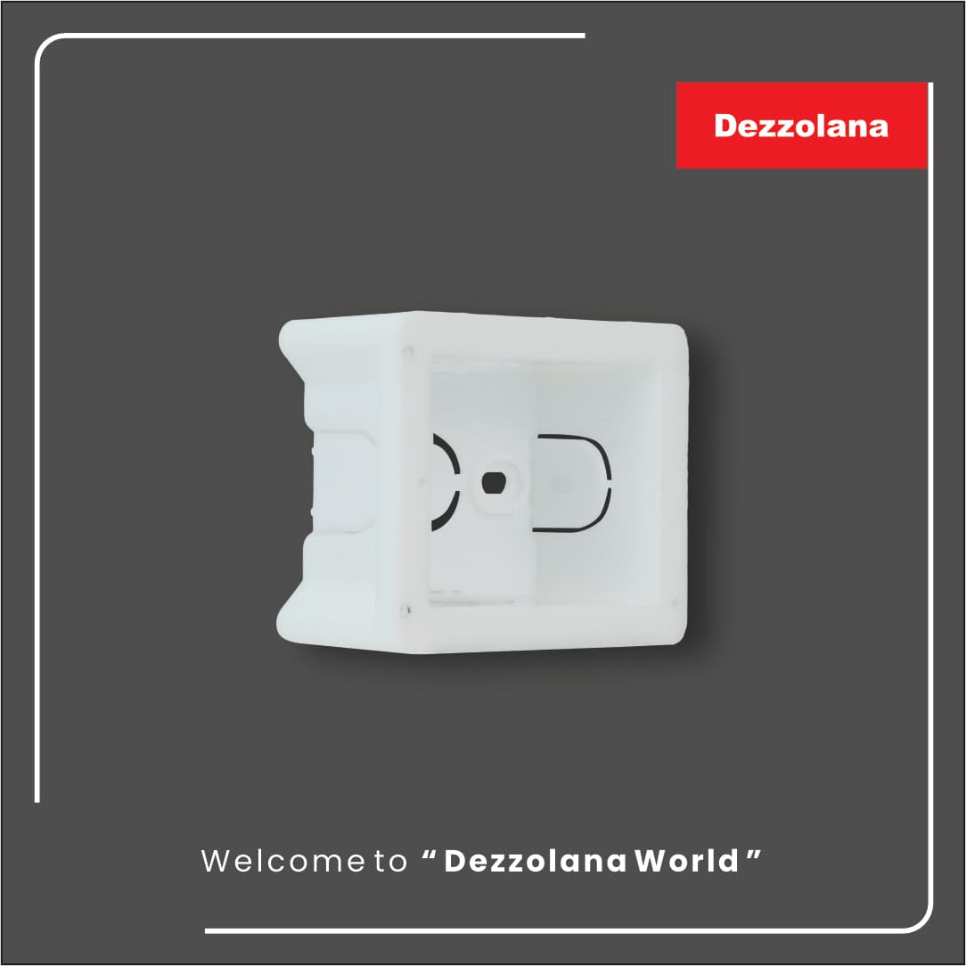 3 MODULE PVC CONCEALED WHITE